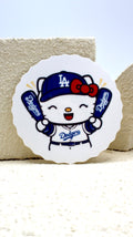 Vinyl Hello Kitty x Dodgers Sticker