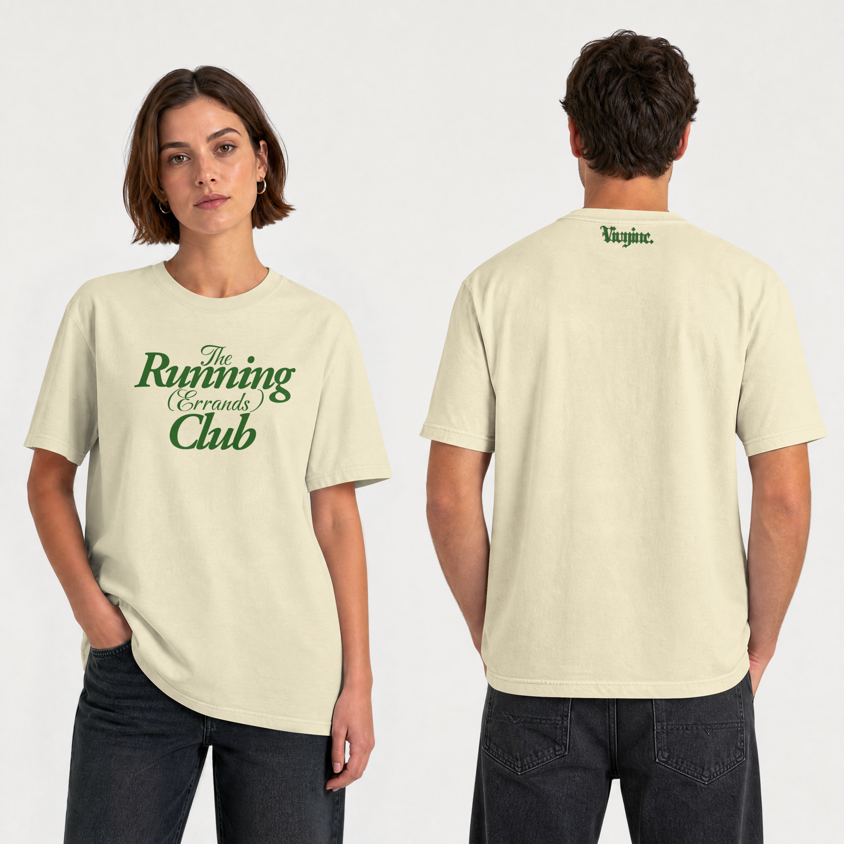 The Running (Errands) Club Tee — Sand