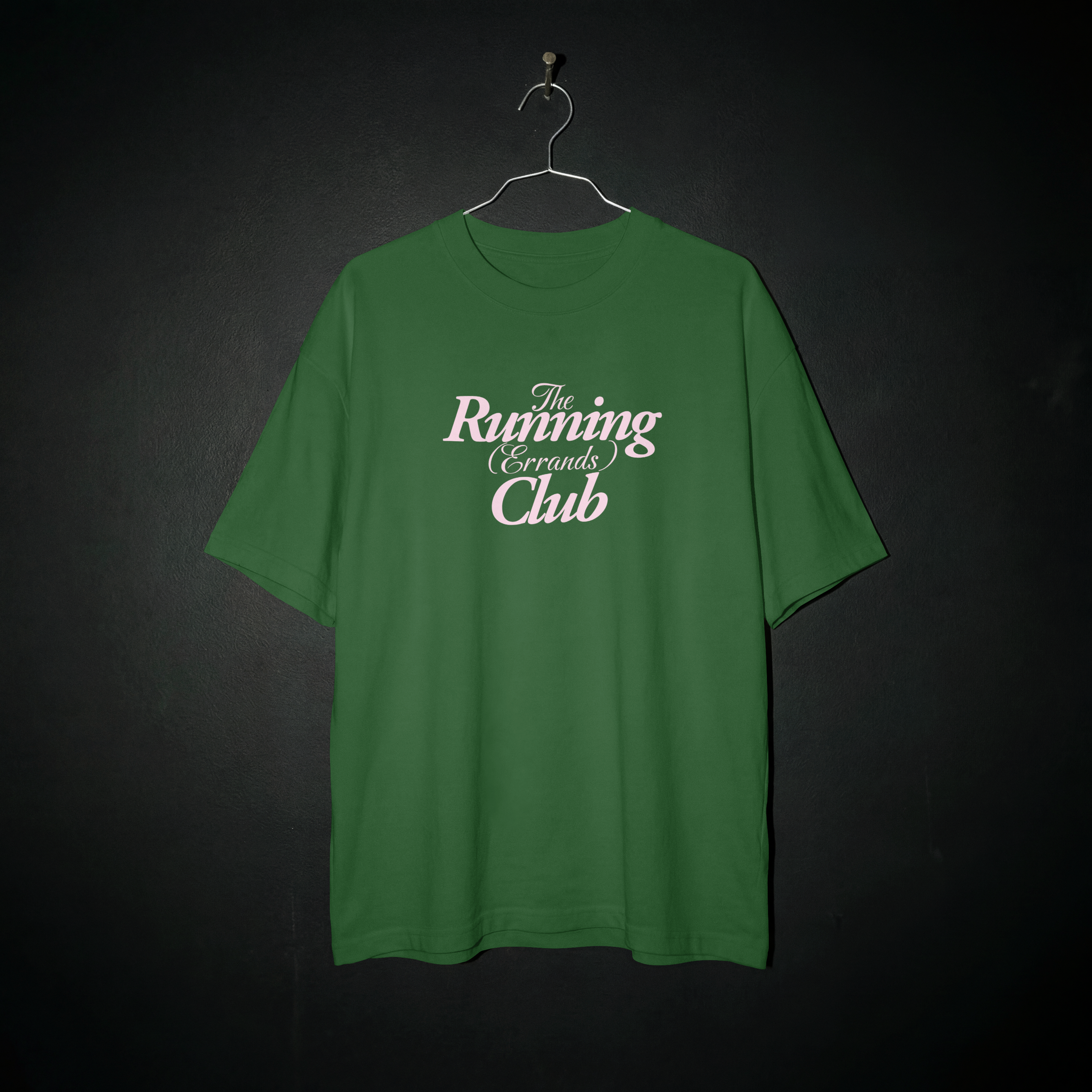 The Running (Errands) Club - Forest Green Tee