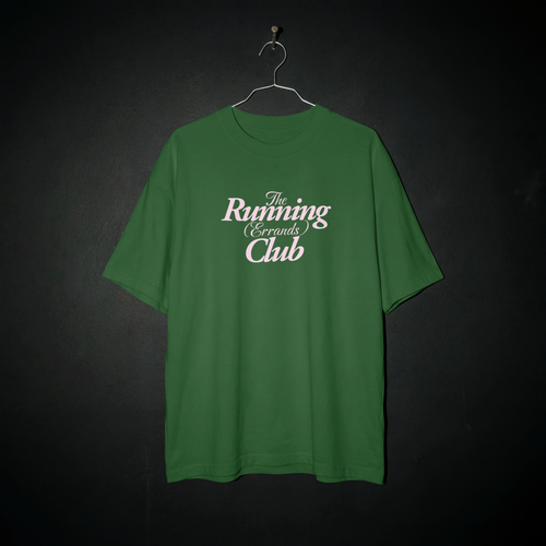 The Running (Errands) Club - Forest Green Tee
